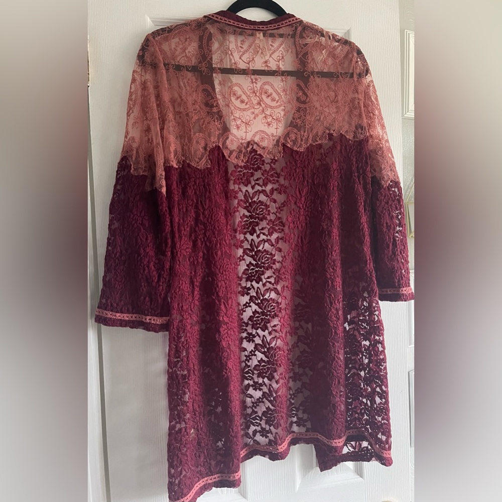 BKE lace cardigan